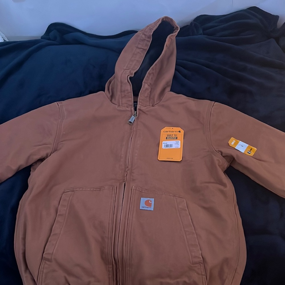 Carhartt Men’s Loose Fit Washed Duck Insulated Active Jacket